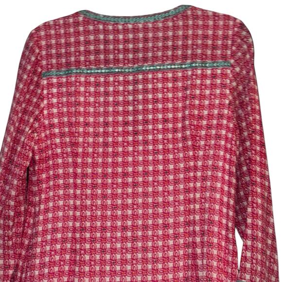 Vineyard Vines Women's Pink Cowrie Shell Tunic Dress  10 Resort Beachy Vacation - Picture 7 of 8